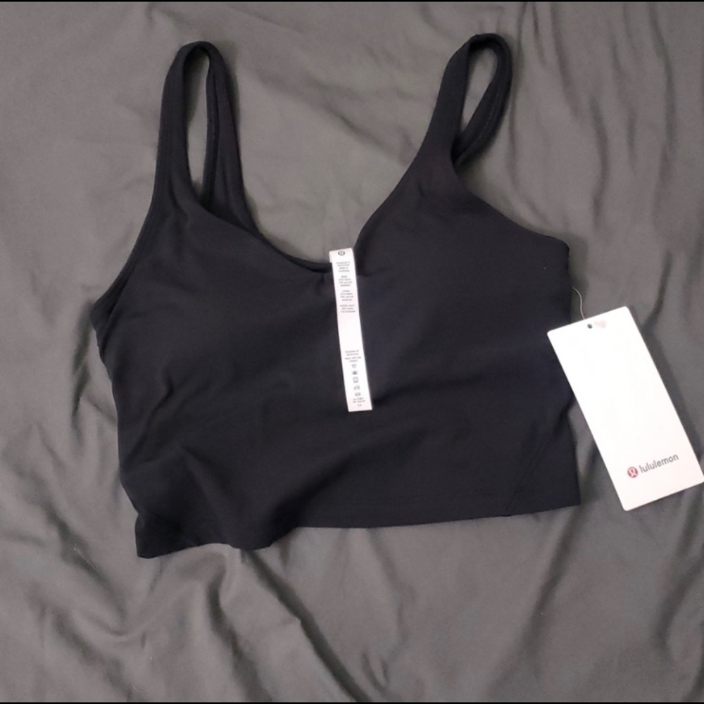 Black Lulu Align Tank - Picture 1 of 1